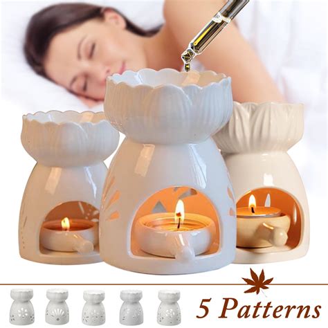 Ceramic Oil Burner Essence Oil Candle Incense Aromatherapy Stove Aroma