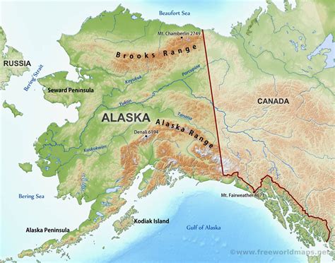 Mount Mckinley Mapa Mapa