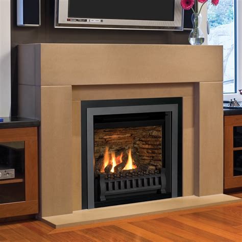This fireplace with an elegant square steel surround will bring a wow! Valor Horizon, Gas, Zero Clearance Fireplace - Fergus ...