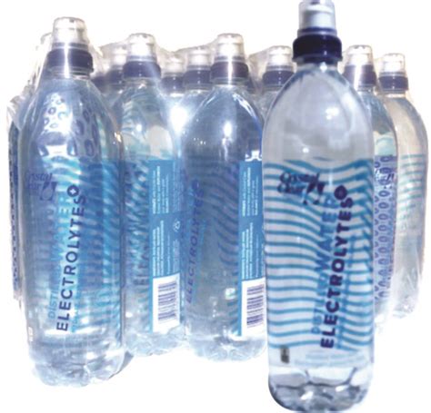 Electrolyte Water 237 Oz 24 Pk Crystal Clear Bottled Water