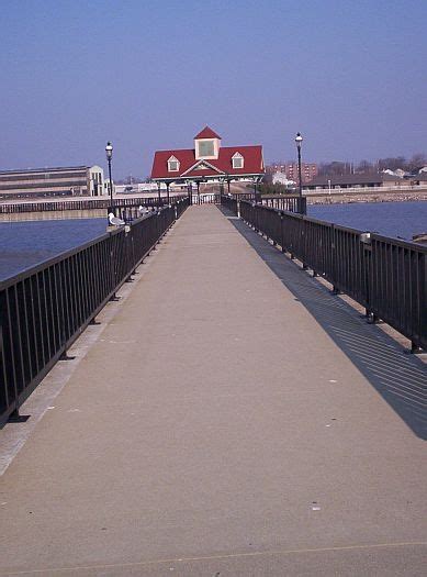 Riverwalk Pier Bay City Michigan ~ Lovely To Walk All The Way Out On
