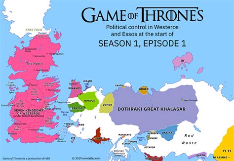 Qarth Game Of Thrones Map World Map