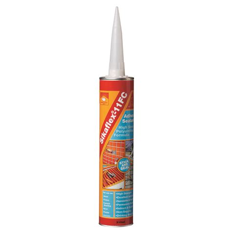 Sikaflex 11fc Concrete Grey 310ml Joint Sealant And Adhesive Interior