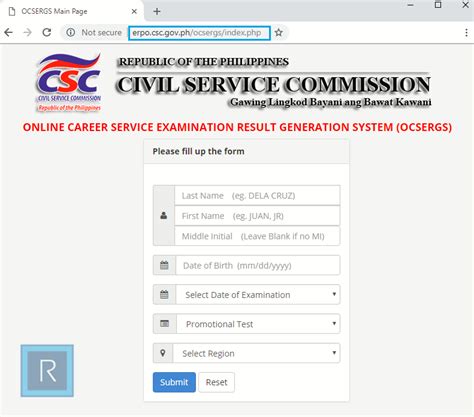 List Of Passers For Civil Service Exam Results CSE PPT August 2018