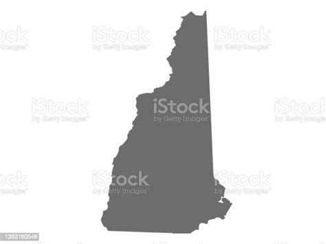 New Hampshire Map Stock Illustration Download Image Now New