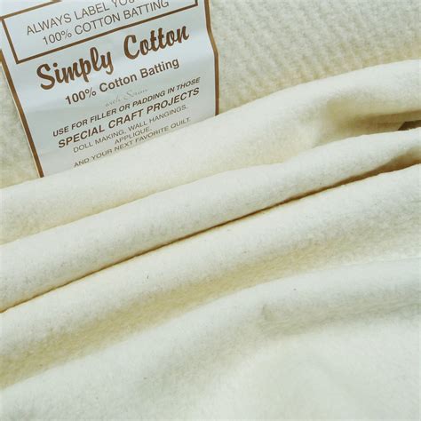 100 Simply Cotton Wadding Billow Fabrics