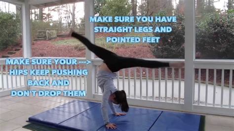 How To Do A Gymnastics Bridge Kickover Youtube