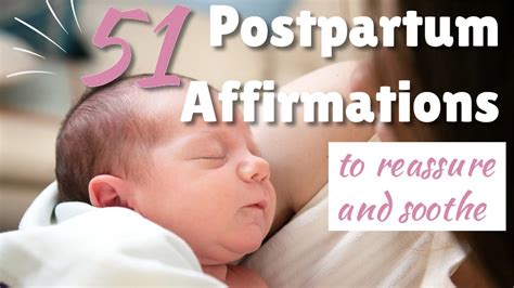 50 Empowering POSTPARTUM AFFIRMATIONS for New Moms - Listen Every Day