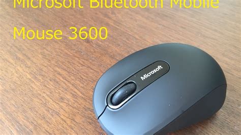 Microsoft Bluetooth Mobile Mouse 3600 Youtube