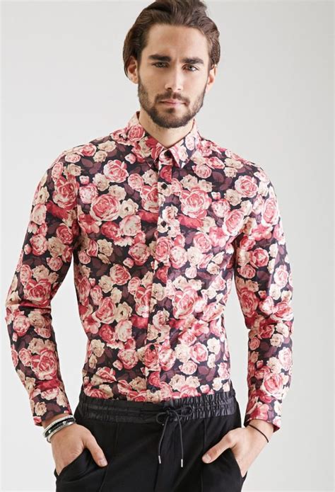 Mens Floral Printed Shirts The Streets Fashion And Music