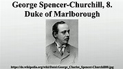 George Spencer-Churchill, 8. Duke of Marlborough - YouTube
