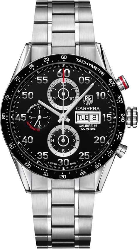 TAG Heuer Carrera Automatic Day Date Caliber 16 Watch - Swiss Sports Watch