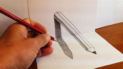 Art free 3d print models. How to draw 3D pencil art - Optical Illusion on paper ...