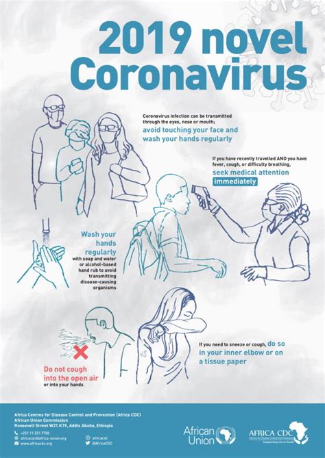 Customize this coronavirus poster template. Coronavirus Disease 2019 (COVID-19) - Africa CDC