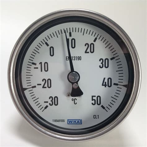 Wika 523101100 30 50 Temperature Gauge A55004 Ng100 30 To 50c New Nfp