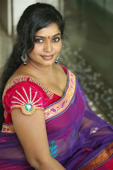 Desi Mallu Aunty Hot Jayavani Images South Indian Actress Apoorva Hot