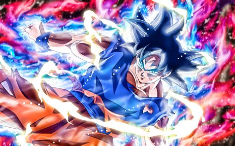 Share a gif and browse these related gif searches. Dragon Ball Super Goku Mastered Ultra Instinct Hd Wallpaper - WallpaperAnime