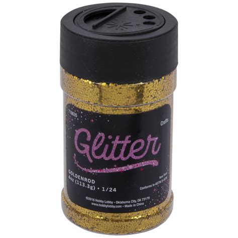 Goldenrod Glitter 4 Ounce Hobby Lobby 718635