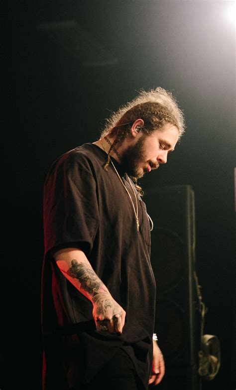Post Malone On Stage Computer Wallpapers On Wallpaperdog