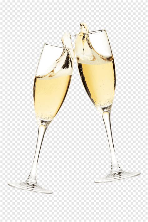 Champagne Glasses Toasting Clipart