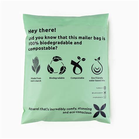 Custom Custom Logo Eco Friendly Biodegradable Plastic Poly Mailer