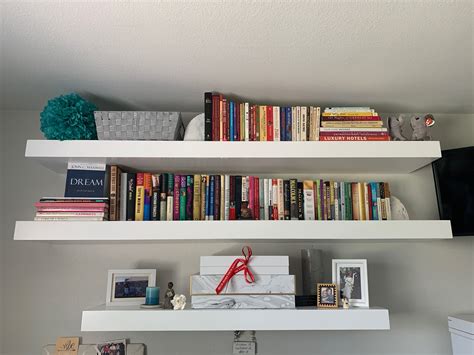 Utilize your walls efficiently while keeping. Floating book shelves. Home office in 2020 | Floating ...