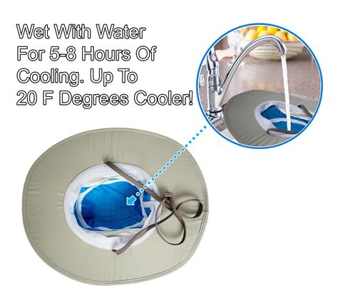 Buy 2 Polar Hydro Evaporative Cooling Hat With Uv Reflective Protection