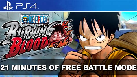 One Piece Burning Blood Gameplay Walkthrough 21 Minutes Of 2 Player