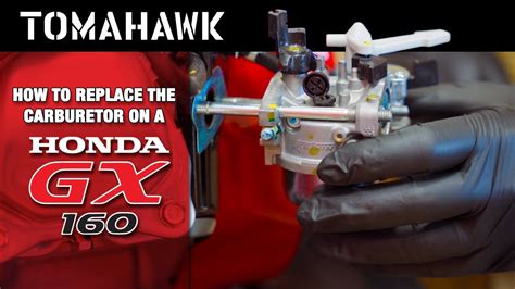How To Replace The Carburetor On A 4 Stroke Honda Engine Youtube