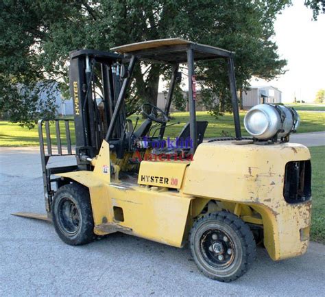 Bargain 8000 Lb Hyster H80xl Dual Pneumatic Forklift Forklift America