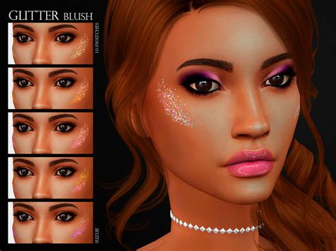 Suzue Glitter Blush N12 The Sims 4 Catalog