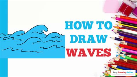 How To Draw Waves In A Few Easy Steps Drawing Tutorial For Beginner