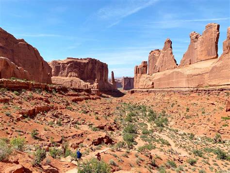 Park Avenue Trail In Arches National Park