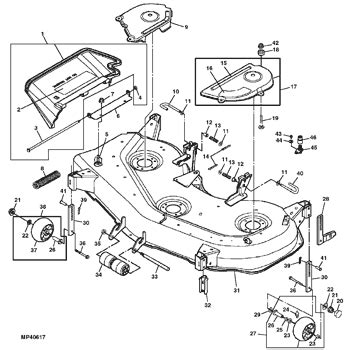 AM129609 John Deere Mower Deck AVS Parts