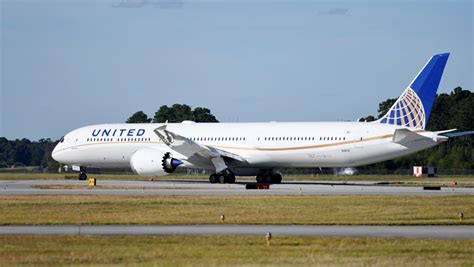 United Receives Its First Boeing 787 10 Dreamliner With Polaris And