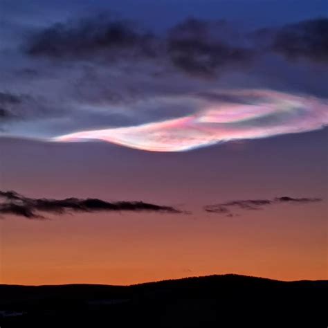 A Polar Stratospheric Cloud In Norway Rpics