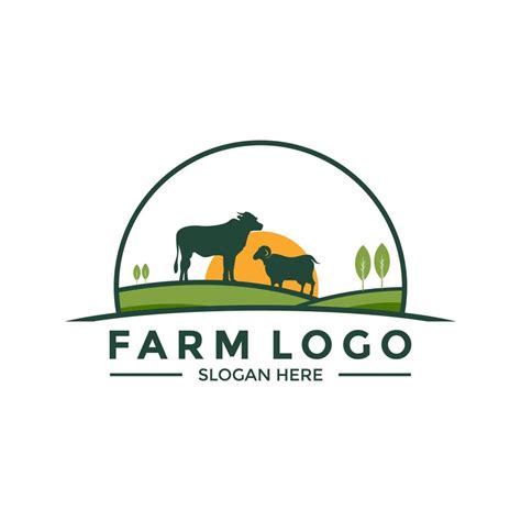 Farm Logo Vector Livestock Logo Icon Design Template 12319429 Vector