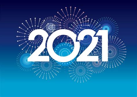 Het Jaar 2022 Vectorlogo En Vuurwerk Met Tekstruimte Gratis Vector