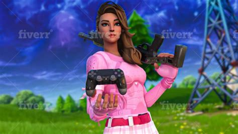 pinknite i will do 3d fortnite thumbnail or profile picture for 10 on fortnite