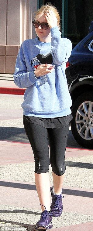Dakota Fanning Leads The Way As Celebrities Hit The Gym To Burn Off