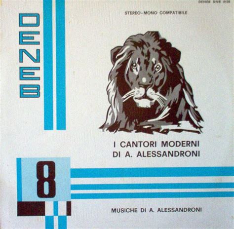A Alessandroni I Cantori Moderni Di A Alessandroni Cd Discogs