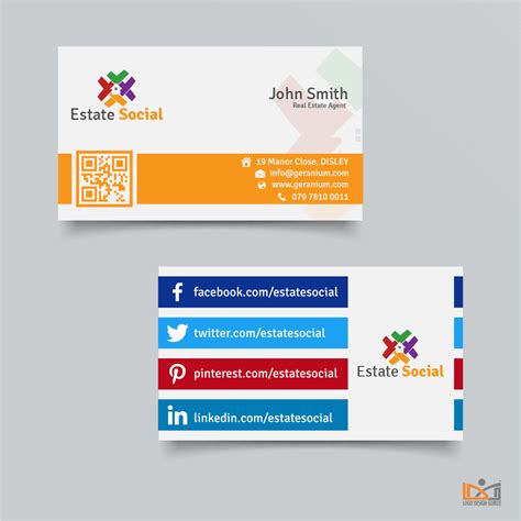 Can You Put Facebook Logo On Business Cards Business Card Design Home