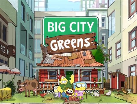 Big City Greens Cricket Tilly Bill Gramma Edible Cake Topper Image