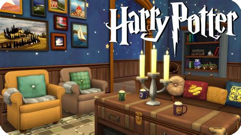 Hogwarts Dorms Sims 4 Speed Build Harry Potter Cc Youtube