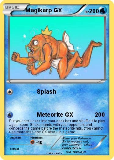 Pokémon Magikarp Gx 2 2 Splash My Pokemon Card