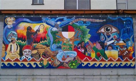 Native American Pride Reverse Graffiti Art Street Art