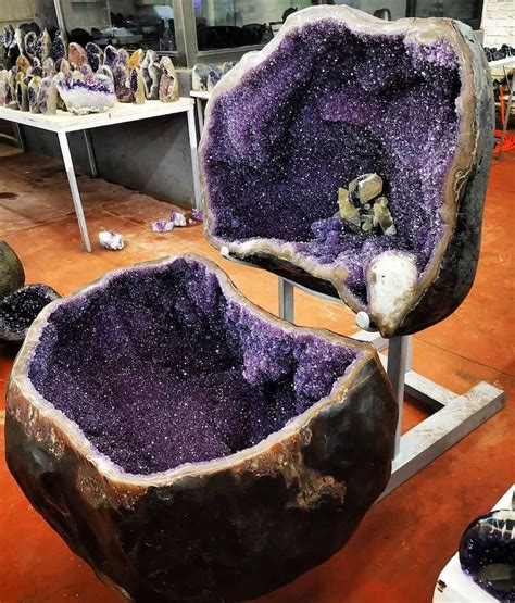 Gigantic Amethyst Geodes Excavated In Uruguay Stand 22 Feet Tall
