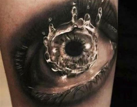 Realistic Tattoo Crying Eye Eyeball Tattoo Eye Tattoo Hyper