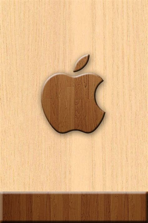 Wallpaper For Iphone Wooden Apple Apple Logo Wallpaper Iphone Apple