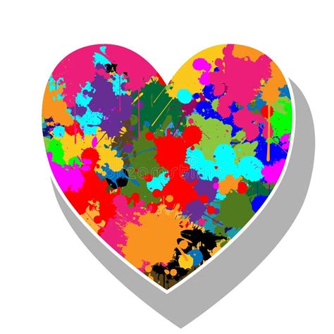 Colorful Heart Stock Vector Illustration Of Creative 29223818
